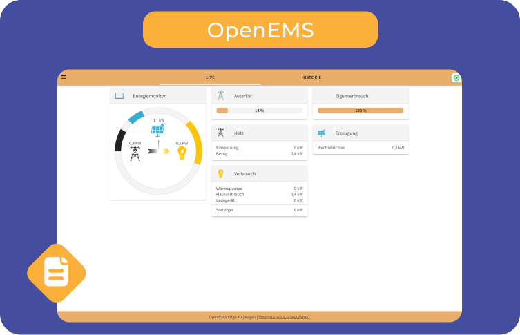 ecoMain Integration With OpenEMS