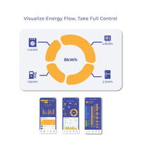Home Energy Flow Visualization in enecess App