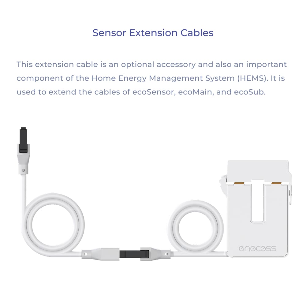 ecoSensor Extension Cable Connection