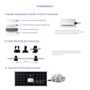 PT100 Temperature Sensor Installation for PV Modules