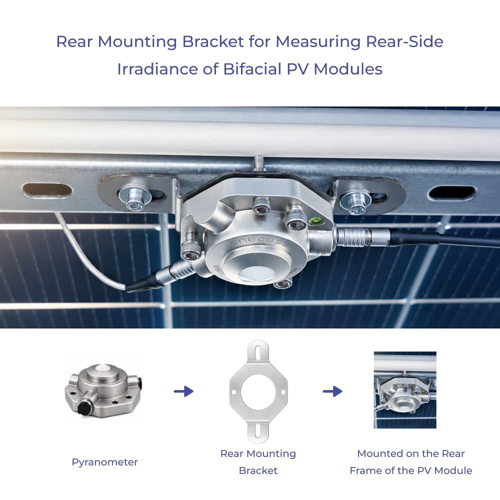ecoSolarMonitor Rear Mounting Bracket for Bifacial PV Modules